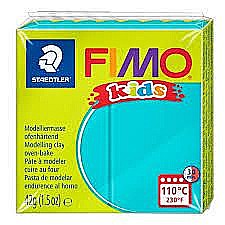Plastilină - Plastelina fimo kids 42g turquoise sth-8030-39