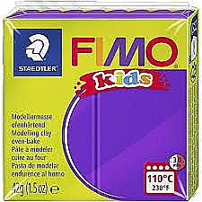 Plastilină - Plastelina fimo kids 42g lila sth-8030-6