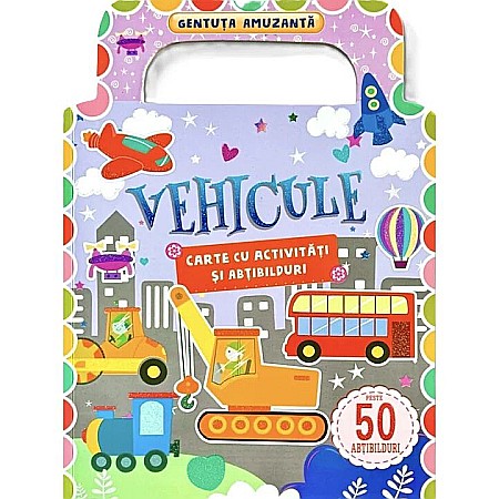 Cărți ilustrate și interactive - Vehicule. Carte cu activități și abțibilduri