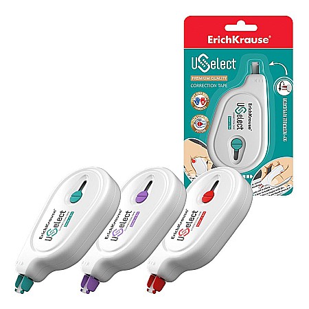 Birotică și accesorii birou - Banda corectoare U select 5mm x 6m blister Erich Krause