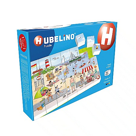 Jucării și jocuri - Puzzle la plaja hubelino 35 piese 410221