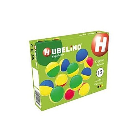 Jucării și jocuri - Jucarie marb.Run extensie bile 2 cul hubelino 12piese 420664
