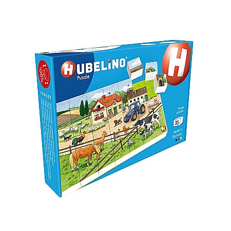 Jucării și jocuri - Puzzle ferma hubelino 35 piese 410184