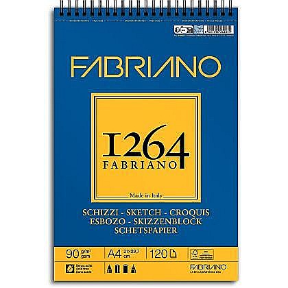 Blocuri și caiete desen artistic - Bloc 1264 schite 90g a4 120f sp 19100637