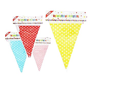 Ghirlande și bannere - Decoratiune party 4m buline 024745