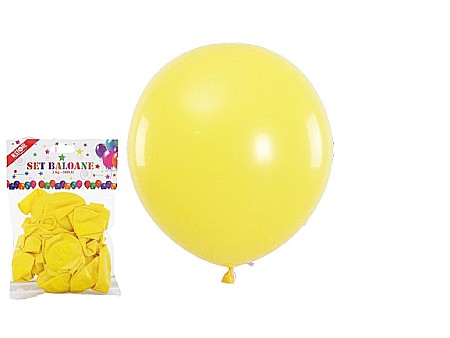 Articole Party - Set baloane galbene 2.8g 20buc 089459