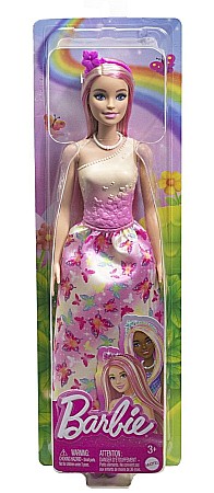 Păpusi - Barbie papusa barbie cu parul blond si roz mthrr08