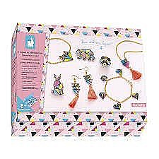 Jucării de creație - Set pt creat 7 bijuterii geometrice j07996- janod