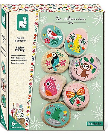 Jucării de creație - Set creativ - pietricele de decorat janod j07922