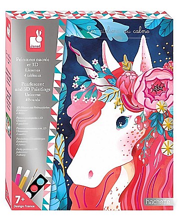 Jucării de creație - Set de pictura - unicorni janod j07951