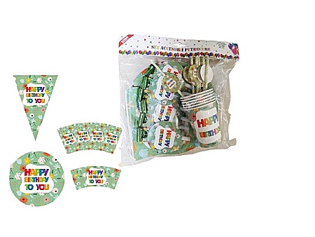 Articole Party - Set accesorii petrecere 6persoane 36piese 085890
