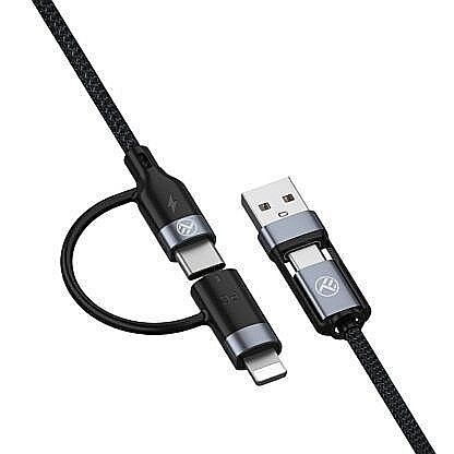Electronice și accesorii IT - Cablu 4in1 tellur usb/type-c tll155411
