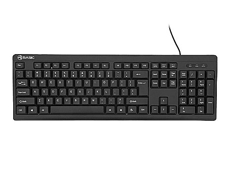 Mouse-uri și accesorii - Tastatura cu fir tellur basic us usb negru tll491031