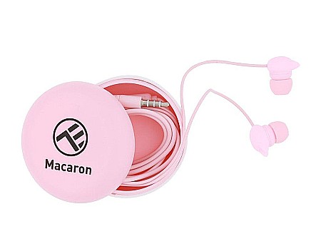Căsti și audio - Casti in-ear cu fir tellur macaron roz tll162122