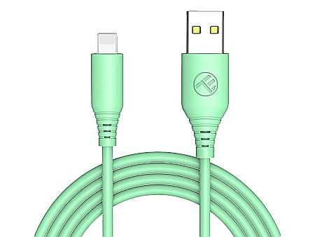 Electronice și accesorii IT - Cablu silicon tellur usb 3a 1m verde tll155398