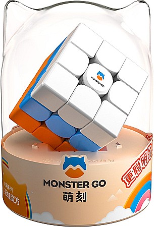 Jocuri de construcție și cuburi - Cub gan monster cub rainbow premium 3x3 gan964289