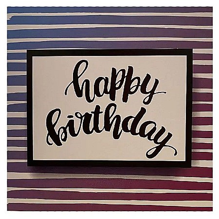 Felicitări - Hb819 happy birthday linii