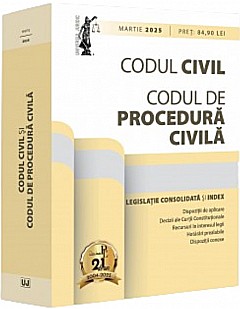 Cărți - Codul civil si Codul de procedura civila - Martie 2025 - Dan Lupascu