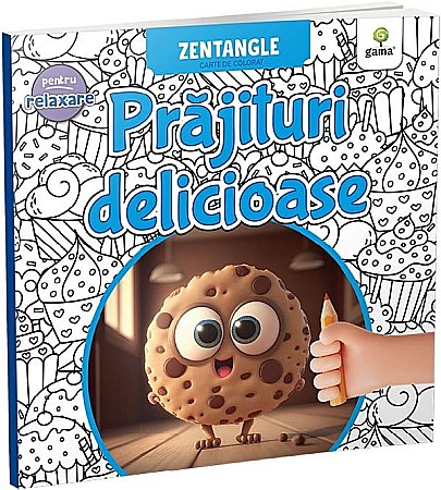 Gama si Tiki Tan promotie - Prăjituri delicioase. Carte de colorat