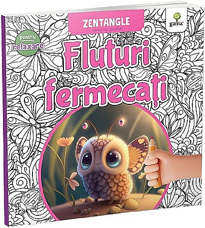 Gama si Tiki Tan promotie - Fluturi fermecați. Carte de colorat
