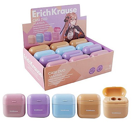 Scriere și corectare - Ascutitoare dubla container case manga erich 60048