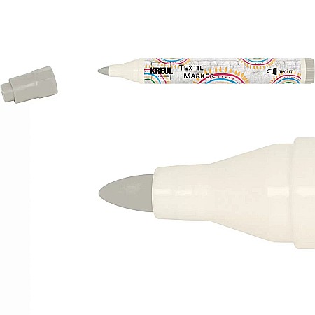 Birotică și accesorii birou - Marker textile mediu kreul 90770 gray