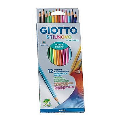 Rechizite școlare - Creioane acuarelabile stilnuovo set 12buc fl0255700