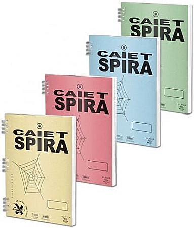 Caiete matematică - Caiet spira A5 50 file matematica basic Pigna