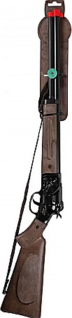 Jucării interactive și tematice - Pusca cowboy neagra gonher gh3097/6