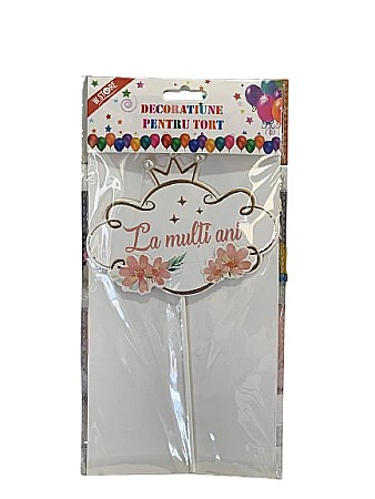 Articole Party - Topper decoratiune tort la multi ani 061525