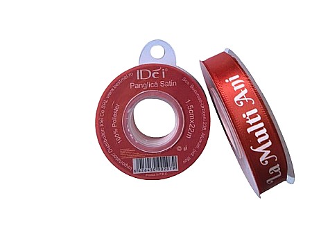 Funde și panglici - Panglica satin la multi ani 1.5cm*22m