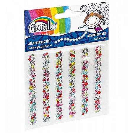 Craft și modelaj - Acc creatie decor fiorello 170-2404 flori div cul diamante