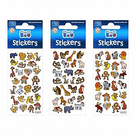 Artă și creativitate - Accesorii creatie sticker animale set 26 buc a1729