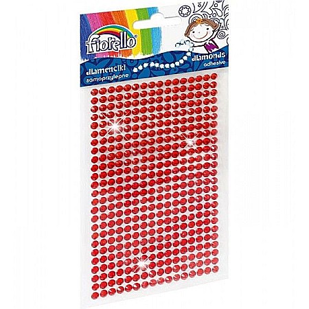 Artă și creativitate - Accesorii creatie diamante autoadezive rosii 0.4mm 170-2391