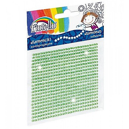 Artă și creativitate - Accesorii creatie diamante autoadezive verzi 0.2mm 170-2397