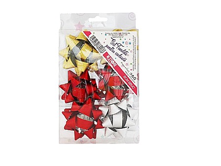 Accesorii pentru impachetat - Set fundite pentru cadouri 8cm 6buc