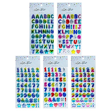 Artă și creativitate - Stickere numere si litere yd-s