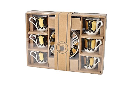Casă și decorațiuni - Set 6 cesti+ 6 farfurii 1952h