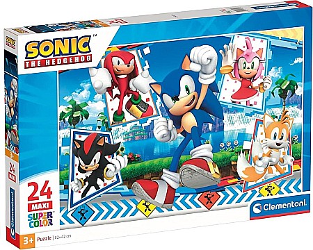 Jucării și jocuri - Puzzle 24 maxi - sonic si prietenii cl28526