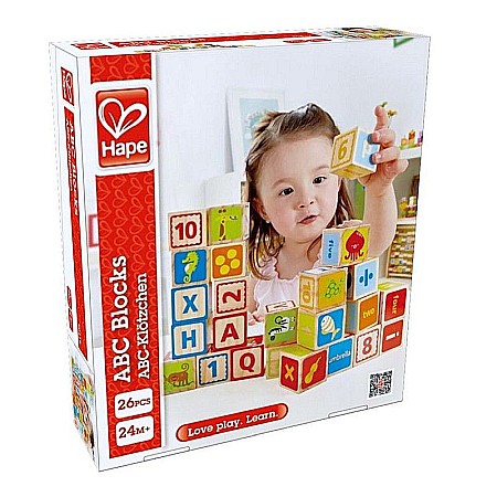 Jucării și jocuri - Hape cuburi abc e0419