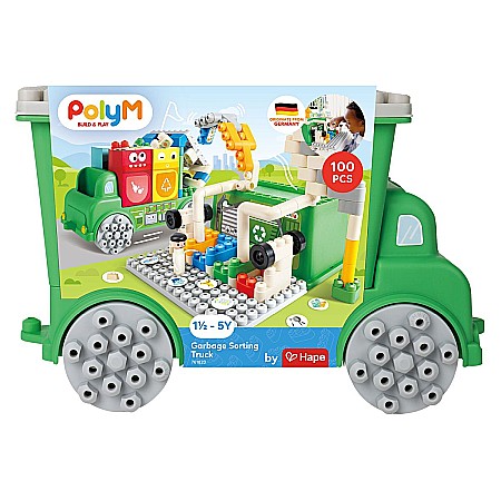 Jucării și jocuri - Polym - camion de sortare a gunoiului 761820