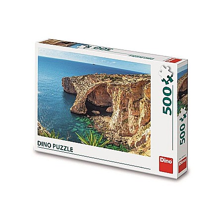 Jucării și jocuri - Puzzle 500 piese plaja din Malta - dino toys 502611