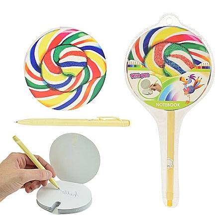 Papetărie și articole din hârtie - Notes acadea + pix toi-toys 46589a
