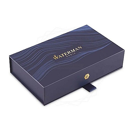 Seturi de scris premium - Caseta cadou cu etui piele navy (waterman) 2195849