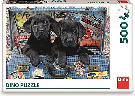 Jucării și jocuri - Puzzle 500 piese catelusi - dino toys 502581