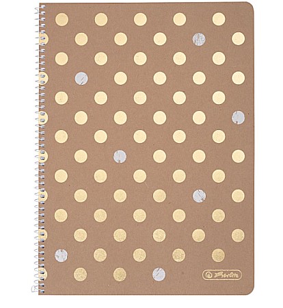Caiete matematică - Caiet A4 80 file cu spirala matematica Pure glam Herlitz