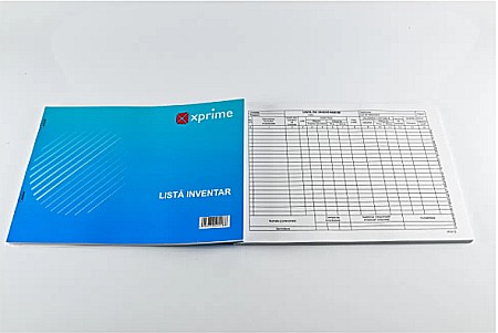 Tipizate și registre - Lista inventar a4 coperta