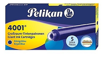 Rezerve pixuri și cerneală - Patroane, cerneala albastra 4001 5/set 310748