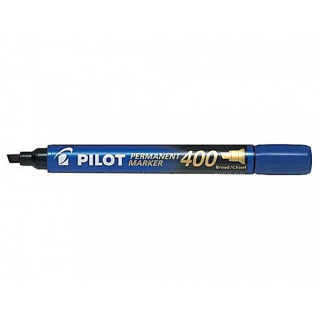 Birotică și accesorii birou - Marker permanent albastru varf tesit 4 mm P400 Pilot