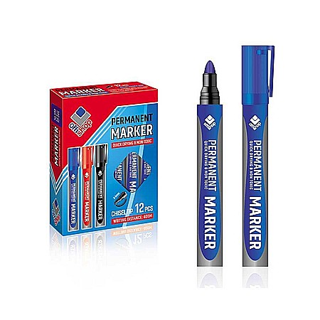 Marker permanent albastru 2-4 mm OFFISHOP [1]